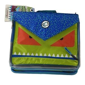 MONSTERS THE UNIVERSAL 3-RING BINDER BUE & GREEN 2" CAPACITY SCHOOL BINDER